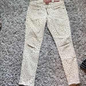 Lucky cheeta print jeans